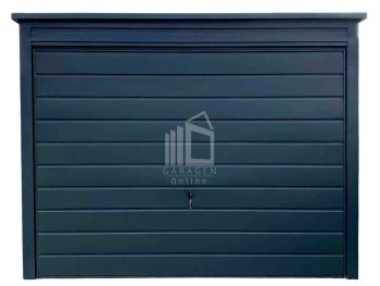 Gartenhaus - Gartenschuppen 3x6m Schwingtor - Anthrazit - Flachdach GP564