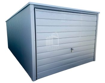 Blechgarage   3x6m - Schwingtor - Anthrazit  GP192