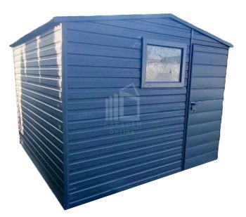 Gartenhaus  3,5x3m - Tür -  PVC Kippfenster -  Anthrazit - Satteldach  GP209