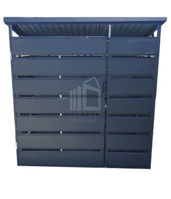 Mulltonnenbox - Pultdach - 1,5x0,5m - GP216