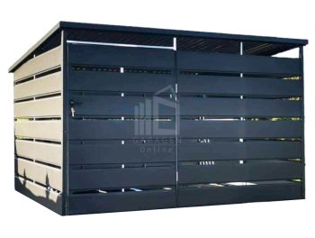 Mulltonnenbox- pultdach 2,5x1,5m - GP171