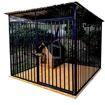 Hundezwinger 2x2m – Holzboden GP374