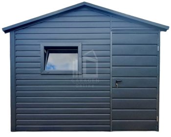 Gartenhaus - Gartenschuppen 3x3m - PVC Kippfenster - Tür - Anthrazit - Satteldach | ID634 |