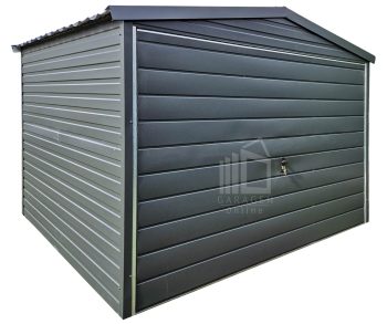 Gartenhaus - Garage - Gartenschuppen 3x3m Schwingtor - Anthrazit - Satteldach GP628