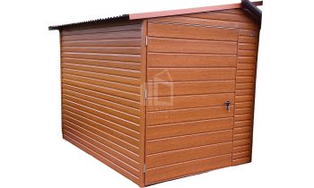 Gartenhaus 2x3m Tür Holzoptik Das Dach fällt nach links | ID410 |